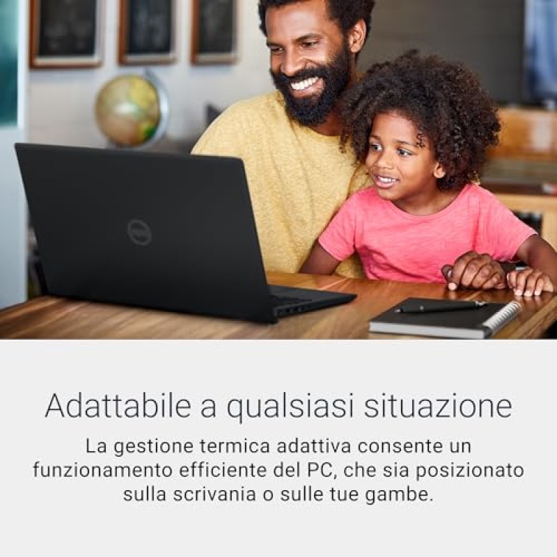 Dell 15 Laptop DC15255 15,6" FHD (1920 x 1080) 120Hz, AMD Ryzen 5 7520U, Grafica Radeon 610M, 8GB LPDDR5 RAM, 512GB SSD, Windows 11 Home, Tastiera Retroilluminata QWERTY – Nero Carbonio Dell 15 Laptop DC15255 15,6" FHD (1920 x 1080) 120Hz, AMD Ryzen 5 7520U, Grafica Radeon 610M, 8GB LPDDR5 RAM, 512GB SSD, Windows 11 Home, Tastiera Retroilluminata QWERTY – Nero Carbonio