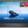 Dell 15 Laptop DC15255 15,6" FHD (1920 x 1080) 120Hz, AMD Ryzen 5 7520U, Grafica Radeon 610M, 8GB LPDDR5 RAM, 512GB SSD, Windows 11 Home, Tastiera Retroilluminata QWERTY – Nero Carbonio