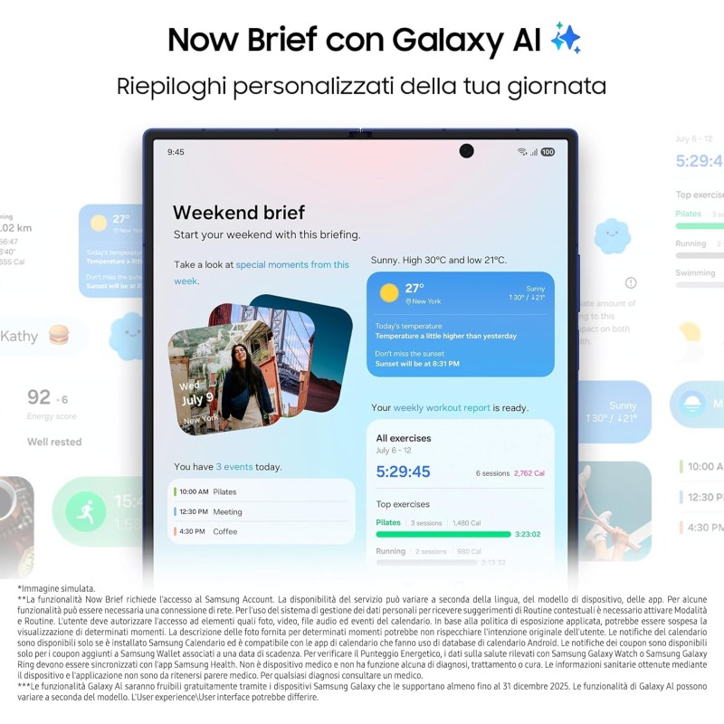 Samsung Galaxy Z Fold7 Smartphone AI pieghevole, 3 anni di Garanzia del produttore, RAM 12GB, 512GB, Display 6,5"/8", Camera 200MP, Batteria a lunga durata, Blue Shadow [Versione italiana] - 12GB + 512GB Blue Shadow