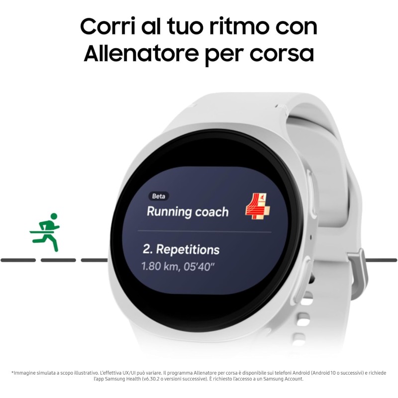 Samsung Galaxy Watch8 (Dark Gray, BT, 40mm) Smartwatch Galaxy AI, Allenatore Personale, Design Resistente agli Urti, Processore 3nm, Monitoraggio Attività Fisica e Sonno, One UI 8 [Versione Italiana] - 40mm Dark Gray