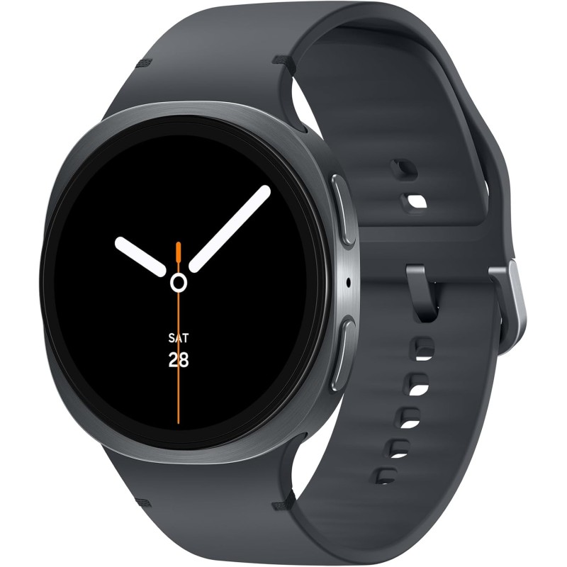 Samsung Galaxy Watch8 (Dark Gray, BT, 40mm) Smartwatch Galaxy AI, Allenatore Personale, Design Resistente agli Urti, Processore 3nm, Monitoraggio Attività Fisica e Sonno, One UI 8 [Versione Italiana] - 40mm Dark Gray