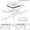 Electrolux Piano Cottura Induzione da Incasso, KIS62453I, 60 cm, Serie 700, 4 Fuochi, Zona Combinata Flessibile, Funzione Hob2Hood, SenseBoil, Comandi Slider Touch, Funzione Sicurezza Bambino - Nero - Kis62453i