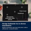 Electrolux Piano Cottura Induzione da Incasso, KIS62453I, 60 cm, Serie 700, 4 Fuochi, Zona Combinata Flessibile, Funzione Hob2Hood, SenseBoil, Comandi Slider Touch, Funzione Sicurezza Bambino - Nero - Kis62453i