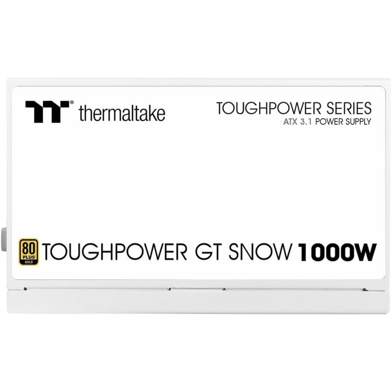 Thermaltake Toughpower GT 1000W | ATX 3.1 | PCIe 5.1 | 80+ GOLD | Modular | Snow - Snow