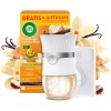 Air Wick Diffusore Elettrico di Oli Essenziali, 1 Diffusore completo gadget, 1 Ricarica per Diffusore Elettrico, Fragranza Dolce Vaniglia e Burro di Karitè - Vaniglia E Thè Bianco