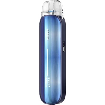 Aspire Pixo Aura Sigaretta Elettronica Guancia e RDL 25W - Svapo Kit Completo Batteria 1300 mAh, Pod 3ml, Indicatore Led Colorato, Tiro Automatico (Vast Blue) - Vast Blue
