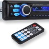 Altaudia Autoradio Auto - 1 DIN - 4x45W - Bluetooth 5.0, Funzione AUX, Lettore MP3 e x2 USB, FM, Vivavoce, 7 Colori, Telecomando, Funzione Memoria, Schermo LCD, iOS & Android
