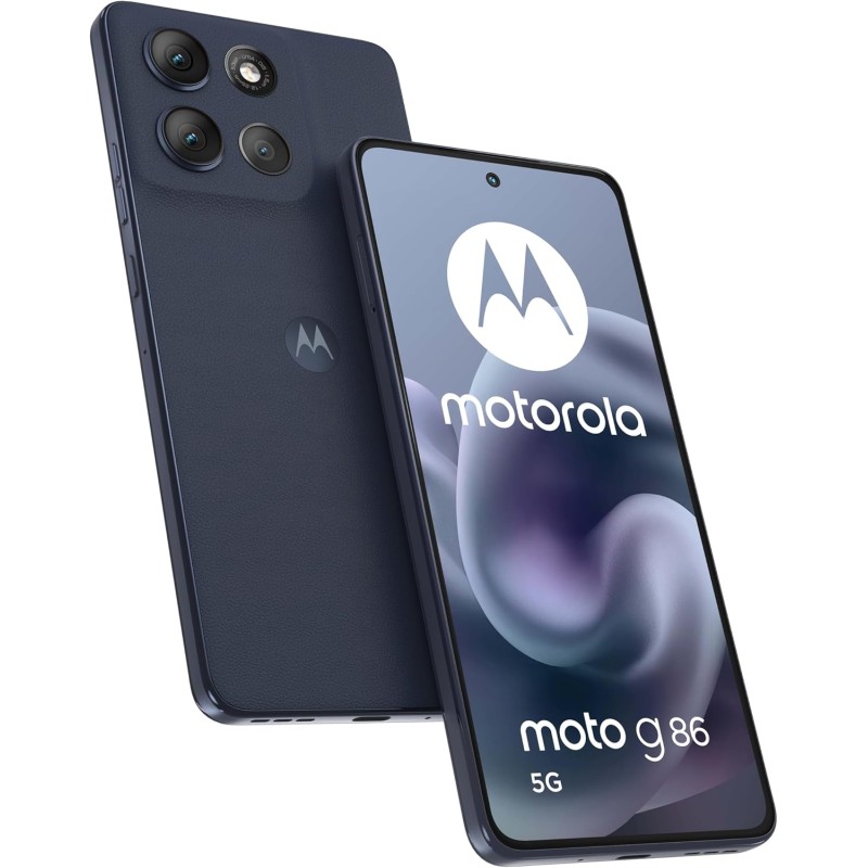 Motorola moto g86 + moto buds 8/256GB, Fotocamera 50MP + sensore antisfarfallio, Display 6.67" pOLED 120Hz, batteria 5200mAh, MediaTek Dimensity 7300, Android 15 Spellbound, With Buds Blu - 256GB PANTONE Spellbound Motorola moto g86 + moto buds 8/256GB, Fotocamera 50MP + sensore antisfarfallio, Display 6.67" pOLED 120Hz, batteria 5200mAh, MediaTek Dimensity 7300, Android 15 Spellbound, With Buds Blu - 256GB PANTONE Spellbound