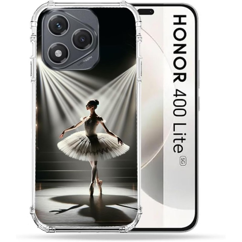 Cokitec Custodia rinforzata per Honor 400 Lite 5G Ballerino Luce