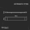 V-TAC Plafoniera LED 120 CM Lineare da Soffitto - 40W - Chip Samsung - Lampada Rettangolare 4300 Lumen IP20 per Parete, Garage, Negozio - Tubo LED - Luce 3000k Bianca Calda - Bianco Caldo