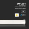 V-TAC Plafoniera LED 120 CM Lineare da Soffitto - 40W - Chip Samsung - Lampada Rettangolare 4300 Lumen IP20 per Parete, Garage, Negozio - Tubo LED - Luce 3000k Bianca Calda - Bianco Caldo
