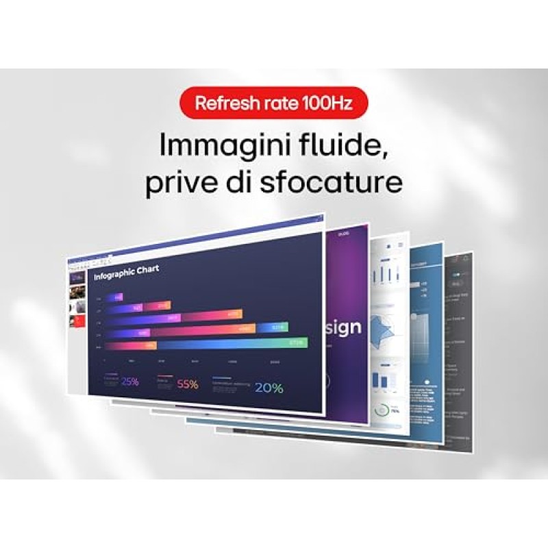 LG 29U511A Monitor UltraWide 21:9 29" IPS, WFHD (2560x1080), HDR10, 100Hz, sRGB 99%, HDMI, DisplayPort, Uscita Cuffie, Schermo Antiriflesso, Reader Mode, Flicker Safe, Nero