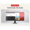 LG 29U511A Monitor UltraWide 21:9 29" IPS, WFHD (2560x1080), HDR10, 100Hz, sRGB 99%, HDMI, DisplayPort, Uscita Cuffie, Schermo Antiriflesso, Reader Mode, Flicker Safe, Nero