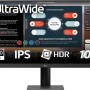 LG 29U511A Monitor UltraWide 21:9 29" IPS, WFHD (2560x1080), HDR10, 100Hz, sRGB 99%, HDMI, DisplayPort, Uscita Cuffie, Schermo Antiriflesso, Reader Mode, Flicker Safe, Nero