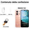 Xiaomi Redmi 15C, Smartphone 4+128GB, Display 6,9" 120Hz, 7,99mm, MediaTek Helio G81-Ultra, Dual camera da 50MP, Mega batteria da 6000mAh, Garanzia 2 anni, Nero, Caricabatterie non incluso - 4+128GB Nero Xiaomi Redmi 15C, Smartphone 4+128GB, Display 6,9" 120Hz, 7,99mm, MediaTek Helio G81-Ultra, Dual camera da 50MP, Mega batteria da 6000mAh, Garanzia 2 anni, Nero, Caricabatterie non incluso - 4+128GB Nero