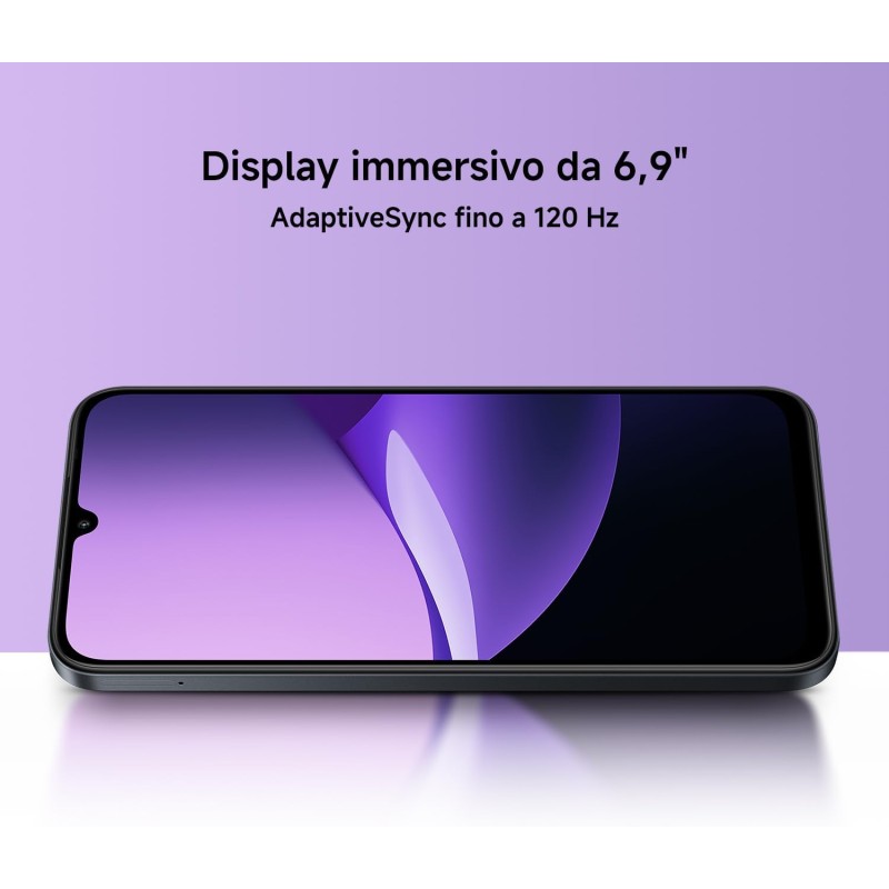 Xiaomi Redmi 15C 5G, Smartphone 4+128GB, Display 6,9" 120Hz, MediaTek Dimensity 6300, processore 5G, Dual camera AI 50MP, Mega batteria da 6000mAh, Garanzia 2 anni, Nero, Caricabatterie non incluso - 4+128GB Nero Xiaomi Redmi 15C 5G, Smartphone 4+128GB, Display 6,9" 120Hz, MediaTek Dimensity 6300, processore 5G, Dual camera AI 50MP, Mega batteria da 6000mAh, Garanzia 2 anni, Nero, Caricabatterie non incluso - 4+128GB Nero