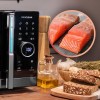 Cecotec Microonde touch con griglia da 23 l Proclean 6120. Grill, 800 W e 1000 W, digitale, cottura uniforme, 5 livelli di potenza, funzione scongelamento, timer 60 min, piatto girevole 285 mm