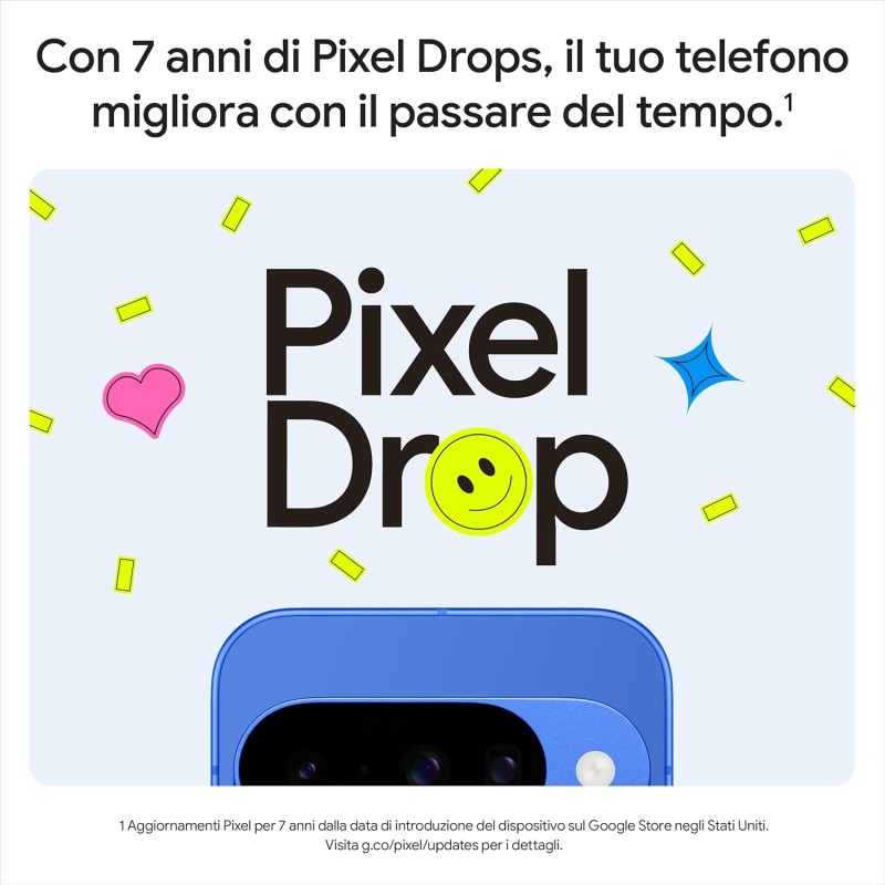 Google Pixel 10 - Smartphone Android sbloccato con Gemini, tripla fotocamera posteriore avanzata, autonomia di 24 ore e display Actua 6,3" - blu indaco, 128GB - 128 GB Blu Indaco Google Pixel 10 - Smartphone Android sbloccato con Gemini, tripla fotocamera posteriore avanzata, autonomia di 24 ore e display Actua 6,3" - blu indaco, 128GB - 128 GB Blu Indaco