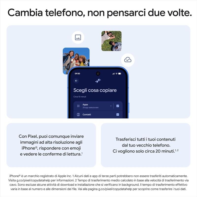 Google Pixel 10 - Smartphone Android sbloccato con Gemini, tripla fotocamera posteriore avanzata, autonomia di 24 ore e display Actua 6,3" - blu indaco, 128GB - 128 GB Blu Indaco Google Pixel 10 - Smartphone Android sbloccato con Gemini, tripla fotocamera posteriore avanzata, autonomia di 24 ore e display Actua 6,3" - blu indaco, 128GB - 128 GB Blu Indaco