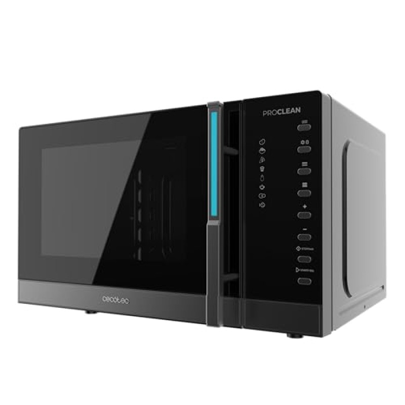 Cecotec Microonde digitale con griglia da 23 l Proclean 5130. 800 W e 1000 W Grill, cottura uniforme, 5 livelli di potenza, funzione scongelata, timer 60 min, piatto girevole 285 mm Cecotec Microonde digitale con griglia da 23 l Proclean 5130. 800 W e 1000 W Grill, cottura uniforme, 5 livelli di potenza, funzione scongelata, timer 60 min, piatto girevole 285 mm