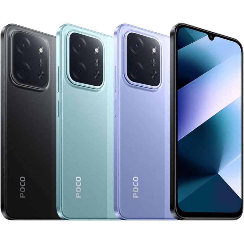 Xiaomi POCO C85, Smartphone 8+256GB, Display 6,9" 120Hz 7,99mm Design, MediaTek Helio G81-Ultra Octa-core, Doppia fotocamera AI da 50MP, 6000mAh, garanzia di 2 anni, Nero, Caricabatteria non incluso - 8+256GB Black Xiaomi POCO C85, Smartphone 8+256GB, Display 6,9" 120Hz 7,99mm Design, MediaTek Helio G81-Ultra Octa-core, Doppia fotocamera AI da 50MP, 6000mAh, garanzia di 2 anni, Nero, Caricabatteria non incluso - 8+256GB Black