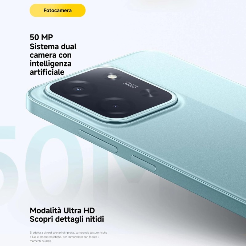 Xiaomi POCO C85, Smartphone 8+256GB, Display 6,9" 120Hz 7,99mm Design, MediaTek Helio G81-Ultra Octa-core, Doppia fotocamera AI da 50MP, 6000mAh, garanzia di 2 anni, Viola, Caricabatteria non incluso - 8+256GB Purple Xiaomi POCO C85, Smartphone 8+256GB, Display 6,9" 120Hz 7,99mm Design, MediaTek Helio G81-Ultra Octa-core, Doppia fotocamera AI da 50MP, 6000mAh, garanzia di 2 anni, Viola, Caricabatteria non incluso - 8+256GB Purple