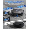ECOVACS X11 OMNICYCLONE Robot Aspirapolvere Lavapavimenti, BLAST e 19.500 Pa, Boost di Potenza Ultrarapido, OZMO ROLLER 2.0, Altezza Massima di Salita di 4 cm, Rullo Esteso, Svuotamento Automatico
