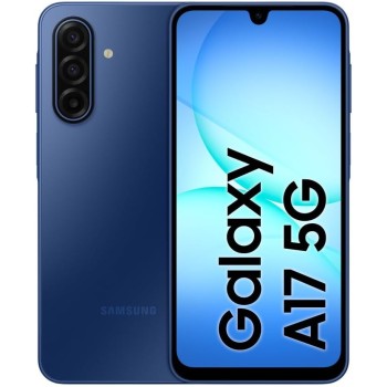 Samsung Galaxy A17 5G, 3 anni di Garanzia del produttore, Android 15, Display Super AMOLED 6.7", 4GB RAM, 128GB, Batteria 5.000 mAh, Resistenza IP54, memoria espandibile, Blue [Versione Italiana] | 3 anni di Garanzia, Smartphone Android, Display Supe