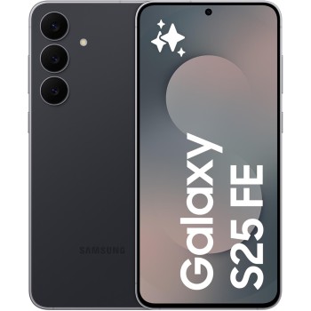Samsung Galaxy S25 FE Smartphone AI, 3 anni di Garanzia del produttore, Display Dynamic AMOLED 2X 6.7'', Fotocamera 50MP, IP68, 8GB RAM, 256GB, Batteria a lunga durata, Jetblack [Versione Italiana] - 256GB Jetblack