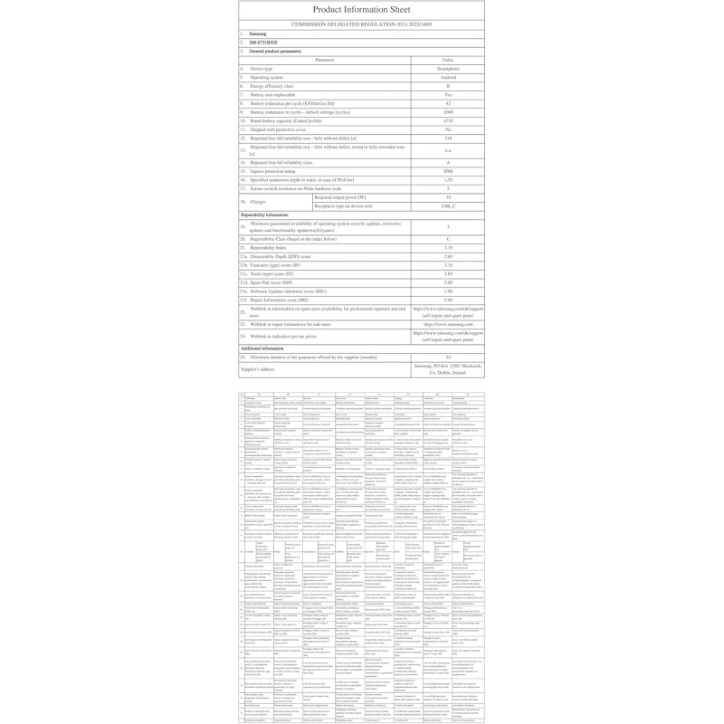 Samsung Galaxy S25 FE Smartphone AI, 3 anni di Garanzia del produttore, Display Dynamic AMOLED 2X 6.7'', Fotocamera 50MP, IP68, 8GB RAM, 256GB, Batteria a lunga durata, Jetblack [Versione Italiana] - 256GB Jetblack