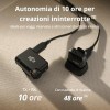 DJI Mic Mini (2 TX + 1 RX), audio ricco di dettagli, microfono wireless per fotocamera/Android, vlog per 2 persone, produzione di squadra
