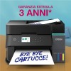 Epson EcoTank ET-3950 Stampante con Serbatoi D’inchiostro | Home Office | Wi-Fi | A4 | Fronte/Retro Stampa, Copia, Scansione | Display LCD 6.1 cm | ADF Da 30 Fogli | 3 Anni D'Inchiostro Inclusi - Nero