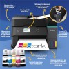 Epson EcoTank ET-3950 Stampante con Serbatoi D’inchiostro | Home Office | Wi-Fi | A4 | Fronte/Retro Stampa, Copia, Scansione | Display LCD 6.1 cm | ADF Da 30 Fogli | 3 Anni D'Inchiostro Inclusi - Nero