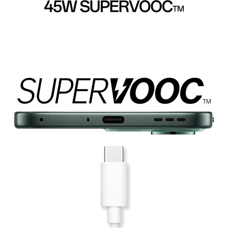 OPPO Reno14 F 5G AI Smartphone, Tripla fotocamera 50+8+2MP, Selfie 32MP, Display 6.57” 120HZ AMOLED FHD+, 6000mAh, RAM 8GB(Esp4GB/6GB/8GB)+ROM 256GB, Supporto Auto [Versione Italia], Luminous Green