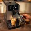 Cecotec Macchina Caffè Superautomatica Compatta Cremmaet Steam Latte Art. 19Bar, Vaporizzatore, Thermoblock, Plug&Play, Macinino Conico, 5 Livelli, Serbatoio Acqua 1.1L, Caffè 150g, Pulizia Automatica