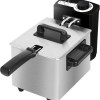 Cecotec Friggitrice Elettrica con Olio Cleanfry 1.5L. 1000W, Acciaio Inox, Filtro OilCleaner, Temperatura 190ºC, Vasca Smaltata Lavabile Lavastoviglie, Indicatore Luminoso, Surriscaldamento