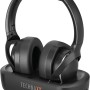 Technaxx Cuffie TV wireless con base di ricarica – Cuffie Bluetooth 5.4 Over-Ear con microfono, 30h autonomia, USB-C, ingresso ottico e AUX – Ideali per TV, anziani e musica - TX-350