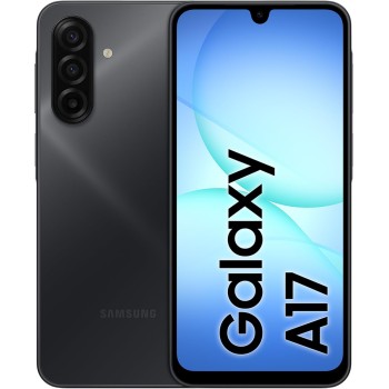 Samsung Galaxy A17, 3 anni di Garanzia del produttore, Android 15, Display Super AMOLED 6.7", 8GB RAM, 256GB, Batteria 5.000 mAh, Resistenza IP54, Memoria espandibile, Black [Versione Italiana] - 8+256GB Black