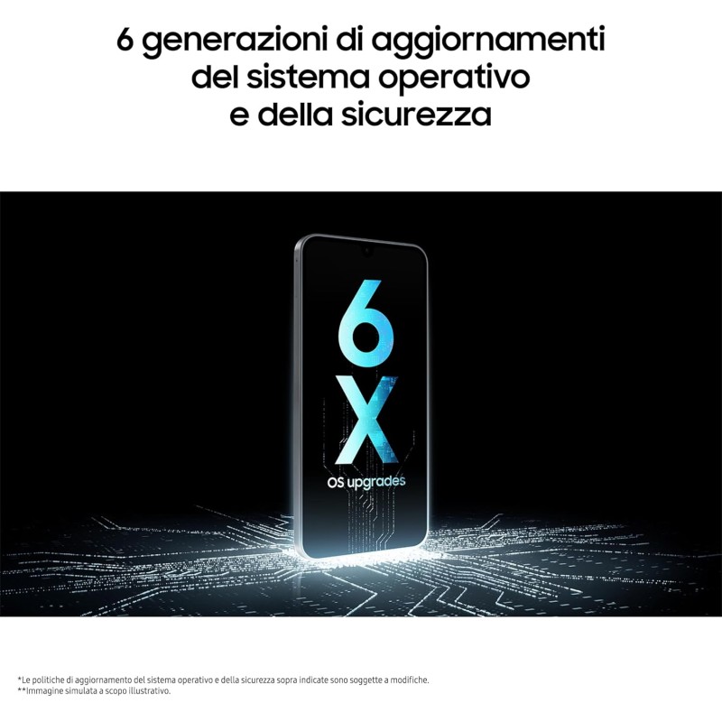 Samsung Galaxy A17, 3 anni di Garanzia del produttore, Android 15, Display Super AMOLED 6.7", 8GB RAM, 256GB, Batteria 5.000 mAh, Resistenza IP54, Memoria espandibile, Black [Versione Italiana] - 8+256GB Black