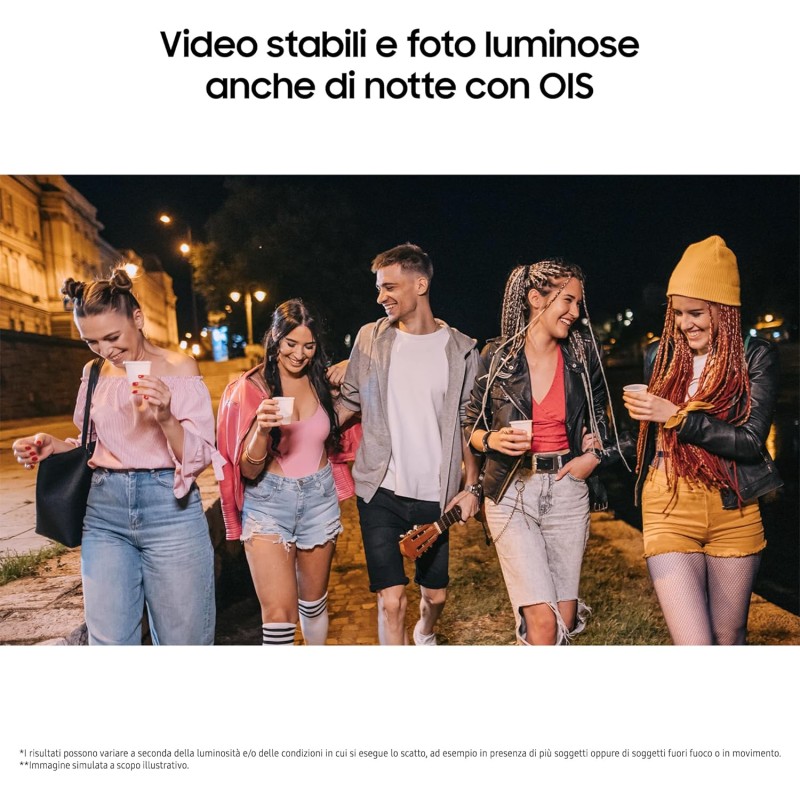 Samsung Galaxy A17, 3 anni di Garanzia del produttore, Android 15, Display Super AMOLED 6.7", 8GB RAM, 256GB, Batteria 5.000 mAh, Resistenza IP54, Memoria espandibile, Black [Versione Italiana] - 8+256GB Black