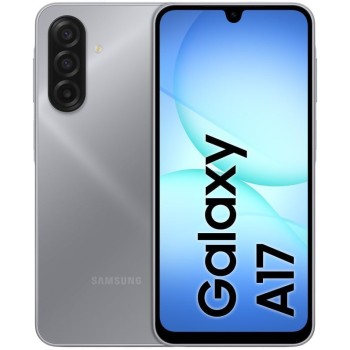 Samsung Galaxy A17, 3 anni di Garanzia del produttore, Android 15, Display Super AMOLED 6.7", 4GB RAM, 128GB, Batteria 5.000 mAh, Resistenza IP54, Memoria espandibile, Gray [Versione Italiana] - 4+128GB Gray