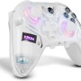 KROM KRYSTAL — Telecomando wireless trasparente Bluetooth 5.0, RGB, 17 pulsanti personalizzabili, doppia vibrazione, macro, compatibile con PC/Switch/Switch 2/iOS/Android
