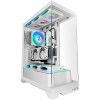 Mars Gaming MC-PRISMA, Case Gaming ATX, Triplo Vetro Temperato Continuo Senza Cornici, Illuminazione ARGB Frontale e Laterale, Doppia Camera, Supporto Raffreddamento Liquido fino a 360mm, Bianco Mars Gaming MC-PRISMA, Case Gaming ATX, Triplo Vetro Temperato Continuo Senza Cornici, Illuminazione ARGB Frontale e Laterale, Doppia Camera, Supporto Raffreddamento Liquido fino a 360mm, Bianco