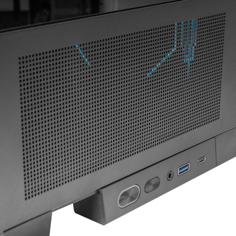 Mars Gaming MC-LCDX, Case Gaming ATX, Schermo IPS 9.16" e Connessione HDMI, Vetro Temperato Continuo, Pannello Inferiore Full Mesh, Doppia Camera, Supporto Raffreddamento Liquido fino a 360mm, Nero Mars Gaming MC-LCDX, Case Gaming ATX, Schermo IPS 9.16" e Connessione HDMI, Vetro Temperato Continuo, Pannello Inferiore Full Mesh, Doppia Camera, Supporto Raffreddamento Liquido fino a 360mm, Nero