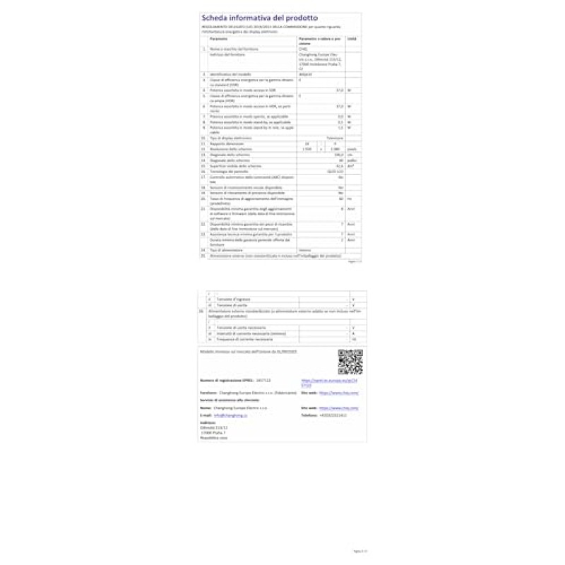 CHiQ 40QA10 QLED 40 Pollici Full HD HDR10|Audio Dolby|Chromecast Integrato|Triplo Tuner (DVB-C/T/T2/S/S2) | Nuovo Modello 2025 - 40''