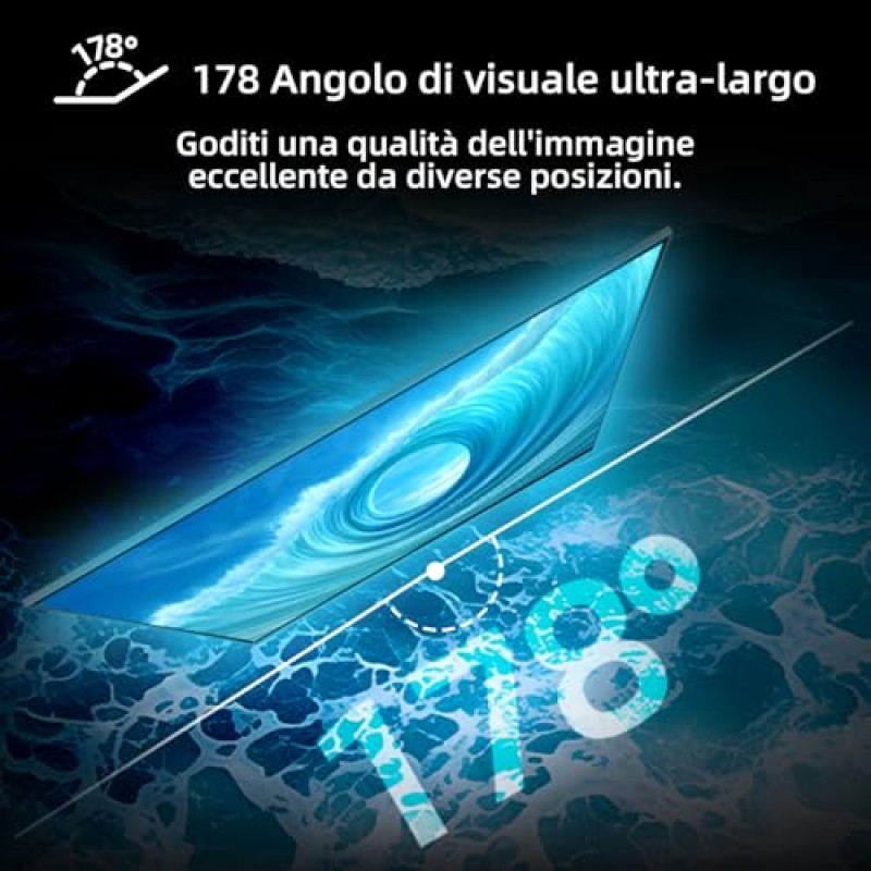 CHiQ 40QA10 QLED 40 Pollici Full HD HDR10|Audio Dolby|Chromecast Integrato|Triplo Tuner (DVB-C/T/T2/S/S2) | Nuovo Modello 2025 - 40''