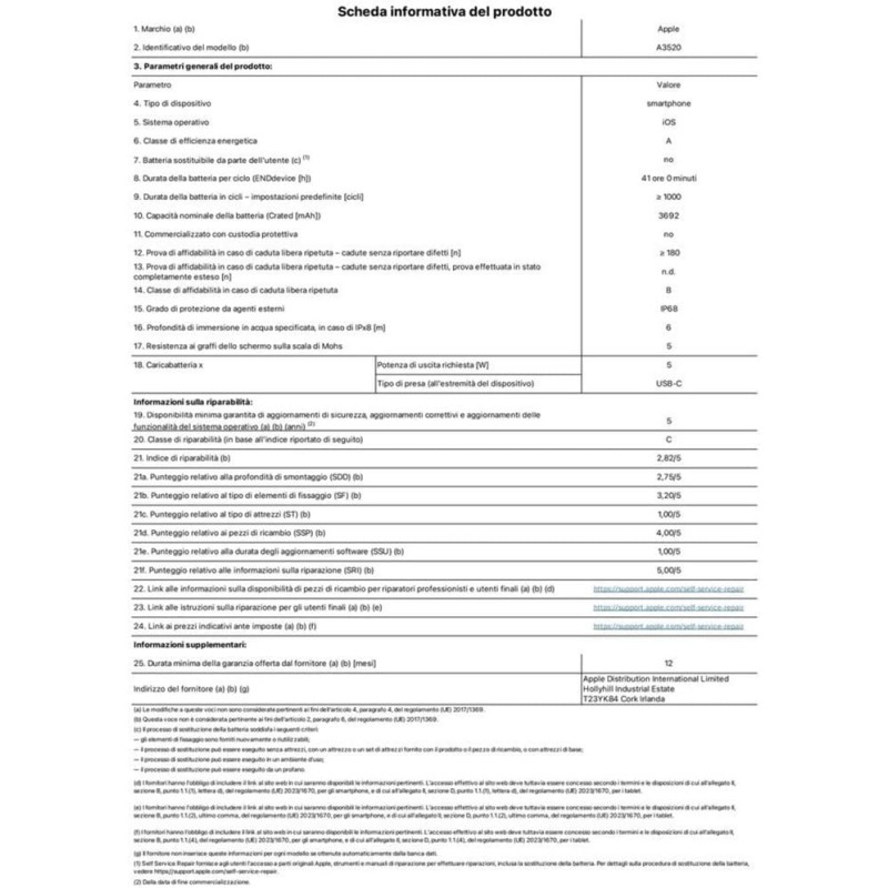 Apple iPhone 17 256 GB: display 6,3" con ProMotion, chip A19, fotocamera frontale Center Stage per selfie di gruppo più facili, più resistenza ai graffi, un giorno intero di batteria; Azzurro nebbia - 256 GB Azzurro nebbia Apple iPhone 17 256 GB: display 6,3" con ProMotion, chip A19, fotocamera frontale Center Stage per selfie di gruppo più facili, più resistenza ai graffi, un giorno intero di batteria; Azzurro nebbia - 256 GB Azzurro nebbia