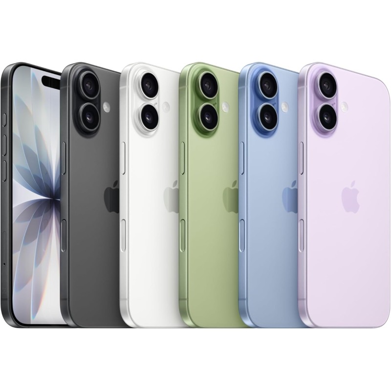 Apple iPhone 17 256 GB: display 6,3" con ProMotion, chip A19, fotocamera frontale Center Stage per selfie di gruppo più facili, più resistenza ai graffi, un giorno intero di batteria; Nero - 256 GB Nero Apple iPhone 17 256 GB: display 6,3" con ProMotion, chip A19, fotocamera frontale Center Stage per selfie di gruppo più facili, più resistenza ai graffi, un giorno intero di batteria; Nero - 256 GB Nero