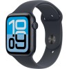 Apple Watch SE 3 GPS, Cassa 44 mm in alluminio mezzanotte con Cinturino Sport mezzanotte - M/L - cassa 44 mm Mezzanotte