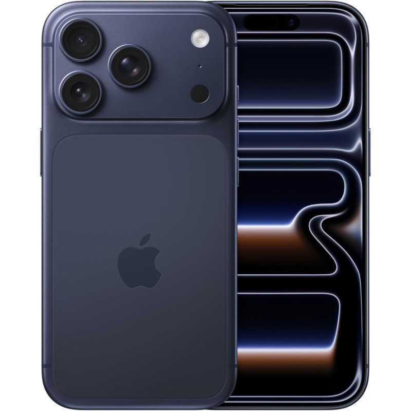 Apple iPhone 17 Pro 1 TB: display 6,3", ProMotion fino a 120Hz, chip A19 Pro, autonomia senza precedenti, sistema di fotocamere Pro Fusion con fotocamera frontale Center Stage; Blu profondo - 1 TB Blu profondo Apple iPhone 17 Pro 1 TB: display 6,3", ProMotion fino a 120Hz, chip A19 Pro, autonomia senza precedenti, sistema di fotocamere Pro Fusion con fotocamera frontale Center Stage; Blu profondo - 1 TB Blu profondo
